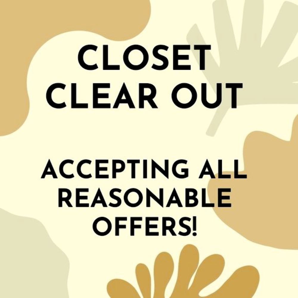 ✨CLOSET CLEAR OUT✨